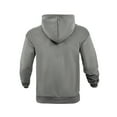 thumbnail image 3 of Wutalume Men's Winter Zipper Hooded Fleece Sweatshirt with Patch Pocket, Casual Jacket for Men, Soft and Warm Material, Perfect for Layering, Outdoor Events,Gray 2XL, 3 of 7