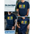 thumbnail image 6 of AllAreN T-Shirts for Father Best Papa in the World Daddy T-Shirt Crew Neck Funny Personalized Father Shirt, 6 of 7