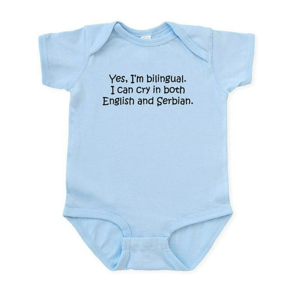 CafePress - Serbian Infant Bodysuit - Baby Light Bodysuit, Size Newborn - 24 Months
