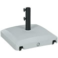 thumbnail image 4 of Outsunny Patio Umbrella Base with Wheels, Water or Sand Filled, Gray, 4 of 9