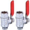 thumbnail image 1 of Ball Valve Switch.Stainless Steel Ball Valve Switch Shut?Off Valve Red Lever Handle Sprayer Parts, 1 of 7
