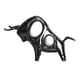 thumbnail image 1 of moderna estatuilla animal escultura estatua de escritorio resina artesanía ornamento domicilio oficina sala de dormitorio decoración reg 255x85x155 negro Macarena Estatuilla de vaca, 1 of 8