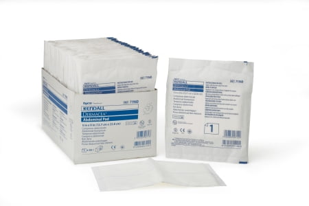 Dermacea Abdominal Pad, 5 X 9 Inch,  Sterile, 36 Count