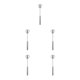 thumbnail image 1 of Toystoory Batidor de huevos seguro y duradero, fabricado con acero inoxidable, fácil de oxidar, batidor de huevos semiautomático, medio sólido Type2 NO2, 1 of 6