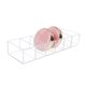 thumbnail image 3 of 1 caja de almacenamiento de cosméticos de acrílico transparente estratificado, tipo cajón, organizador de tocador de escritorio, soporte de maquillaje desmontable con 6 rejillas., 3 of 6