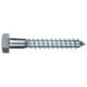 thumbnail image 1 of Tornillos hexagonales Hillman de 8 mm x 32 mm, zinc, paquete de 100, 1 of 1