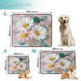 thumbnail image 2 of Washable Pet Pee Pads with Super Absorbent Reusable Training Pads for Dogs & Cats Three Large White Daisies, 2 of 6