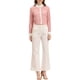 thumbnail image 2 of Camisa de trabajo de manga larga con botones para mujer INSPIRE CHIC en color bloque S Rosa, 2 of 7