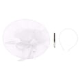 thumbnail image 4 of Wide Brim Derby Hat for Women - Elegant Kentucky Fascinator,Bridal Wedding Tea Party Formal Top Hats, 4 of 5