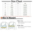 thumbnail image 3 of KIHOUT Bra For Women Clearance Women Solid Comfort Push Up Receive Side Bra Fixed Double Shoulder Straps Back Three Rows Of Buckles Non-magnetic And No Steel Underwear, 3 of 3