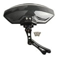 thumbnail image 3 of BUYISI Motorcycle Adjustable Imitation Carbon Fiber Aluminium Alloy Rear Wheel Fender Mudguard Universal Extend Extender Accessories Black, 3 of 5