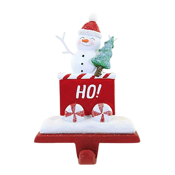Christmas Christmas Train Stocking Holder Snowman Santa Tree Scarf Cane Tc00685 Tree