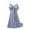 Blue, variant on Yuncity Womens Nightgowns Satin Solid Color Silk Belt Breast Pad Gathered Suspender Nightdress Pajamas Pjs Loungewear Soft M-Xxl