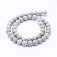 thumbnail image 2 of 5 Strand Natural Silver Line Jasper Beads Strands Round 6mm Hole: 1mm, 2 of 3