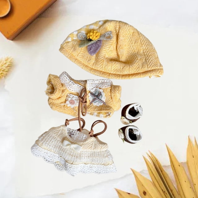 Muñeca de peluche con parte y falda con sombrero DIY para niñas pequeñas CUTICAT