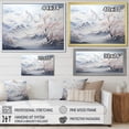 thumbnail image 4 of Designart "Serenity Amidst Snowy Peaks II" Landscapes Framed Wall Art Decor - Traditional White Mountains Winter Living Room Framed Canvas Art, 4 of 6