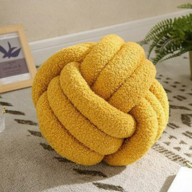 Anvazise Knotted Ball Throw Pillow Ultra Soft Companionship