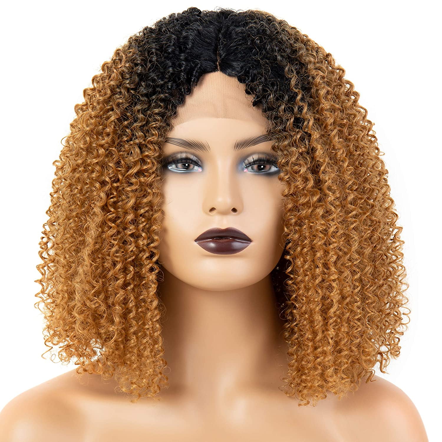 afro lace front wigs