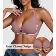 thumbnail image 2 of Front Closure Bras for Women Wireless Racerback Bra No Underwire Seamless Push Up T-Shirts Bras Supportive Womens Bralettes, 2 of 6