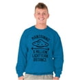 thumbnail image 5 of Funny Antisocial Social Distance UFO Sweatshirt for Men or Women Brisco Brands M, 5 of 6