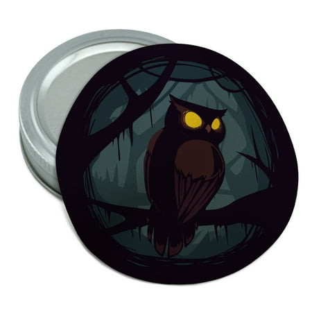 

Horned Owl Night Eyes Round Rubber Non-Slip Jar Gripper Lid Opener