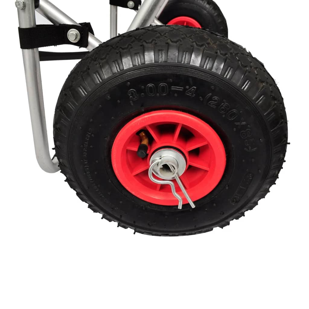 vidaXL Kayak Cart Kayak Trailer Canoe Rack Trolley Kayak Carrier Aluminum