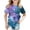 B, variant on Girls Shirt Galaxy Shirt Girl's Short Sleeve Crew Neck Fancy T Shirt Top Teenager Girls 3D Print Glitter Tops for Carnival