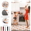thumbnail image 6 of Kitchen Rugs and Mats Set of 2 Summer Orange Starfish Texture White Kitchen Sink Mat,Non-Slip Area Runner Rug,Washable Floor Mat for Home Dining Room Office 18"x30"+18"x48", 6 of 6