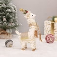 thumbnail image 3 of Grrvtrz Christmas Llama Decorations Desktop Ornaments Store Window Scene Decoration Holiday Props Dress Up,Decoration Supplies,Home Decor, 3 of 5
