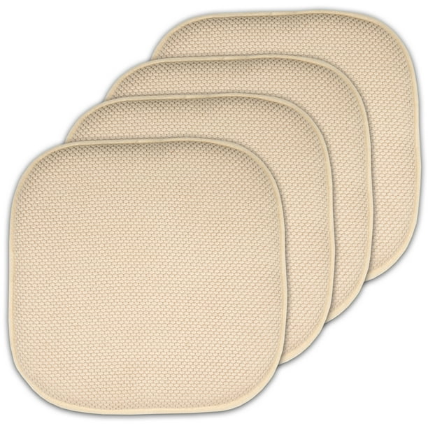Sweet Home Collection Memory Foam, Sweet Home Collection Chair Cushion Memory Foam Pads With Ties