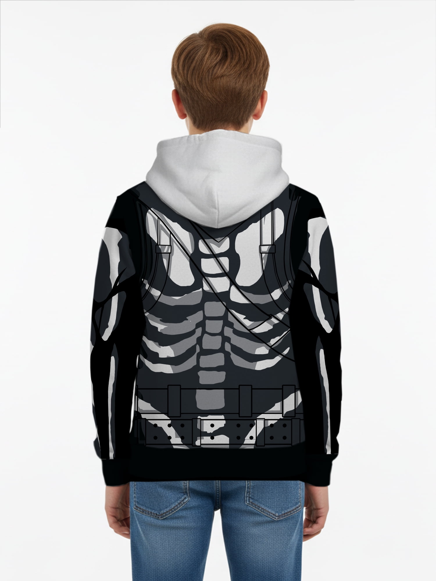 Fortnite, Boys Licensed Cosplay Hoodie, Skull Trooper, Sizes XS-XXL