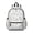 Unicorn and Heart White Pattern, variant on Unicorn and Head Pink Pattern Cute School Backpack with Padded Back and Adjustable Shoulder Straps 13.4"x11"x4.7"