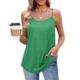 thumbnail image 5 of TAGOLD Womens Round-Neck Camisoles Solid Color Sleeveless Summer Casual Cami Tank Top, 5 of 5