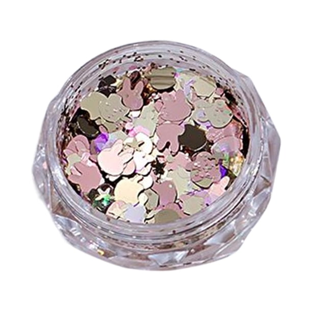 Brillo de uñas Lentejuelas Accesorios de manicura de uñas Uñas Decoración de bricolaje Diseño de uñas Estilo B jinwen lentejuelas brillo de uñas