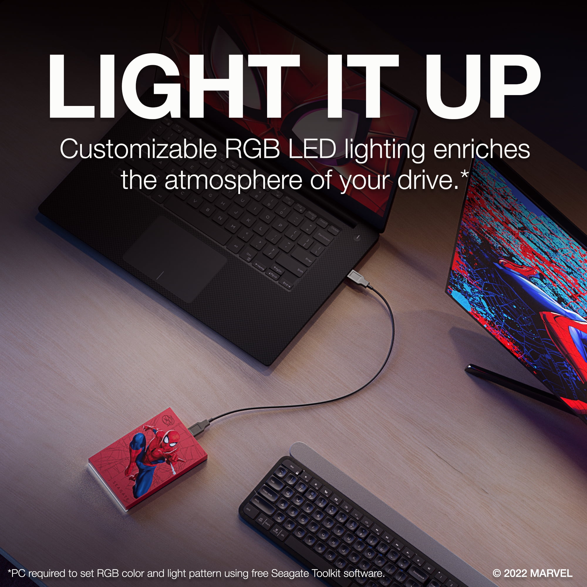 Seagate Ghost-Spider SE FireCuda 2TB External USB 3.2 Gen 1