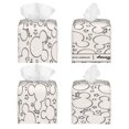 thumbnail image 2 of Funda cuadrada de piel de Mickey Mouse para pañuelos de papel, soporte para pañuelos de papel con cinturón inferior, funda estética para pañuelos faciales, moderna y decorativa para baño, decoración, 2 of 8