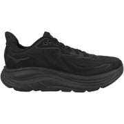 Hoka Womens Clifton 10 Sneaker, Black/Black, 7.5