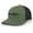 Loden/Black, variant on Scenic Trout Mens Embroidered Mesh Back Trucker Hat Baseball Cap, Charcoal/Black
