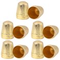 thumbnail image 4 of KAKOWELY 10Pcs Sewing Thimble Decorative Sewing Finger Protector Retro Style Thimble Finger Protection Thimble,0.94X"X0.71"X0.71", 4 of 4