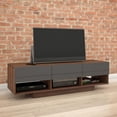 thumbnail image 4 of Nexera Radar 60-inch TV Stand, Walnut & Charcoal, 4 of 6