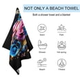 thumbnail image 2 of Independence Day Of The United States Flag Ultra Fine Fiber Beach Towels for Travel And Quick Drying Absorbent Towels for Swimming, 2 of 7