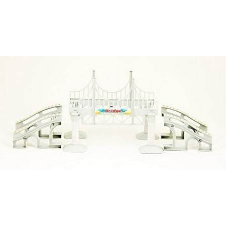 Bend A Path Toy Track Accessory Bridge And Ramp Track Attachments Fits All Bend A Path Track Vehicle Playsets By Flipo