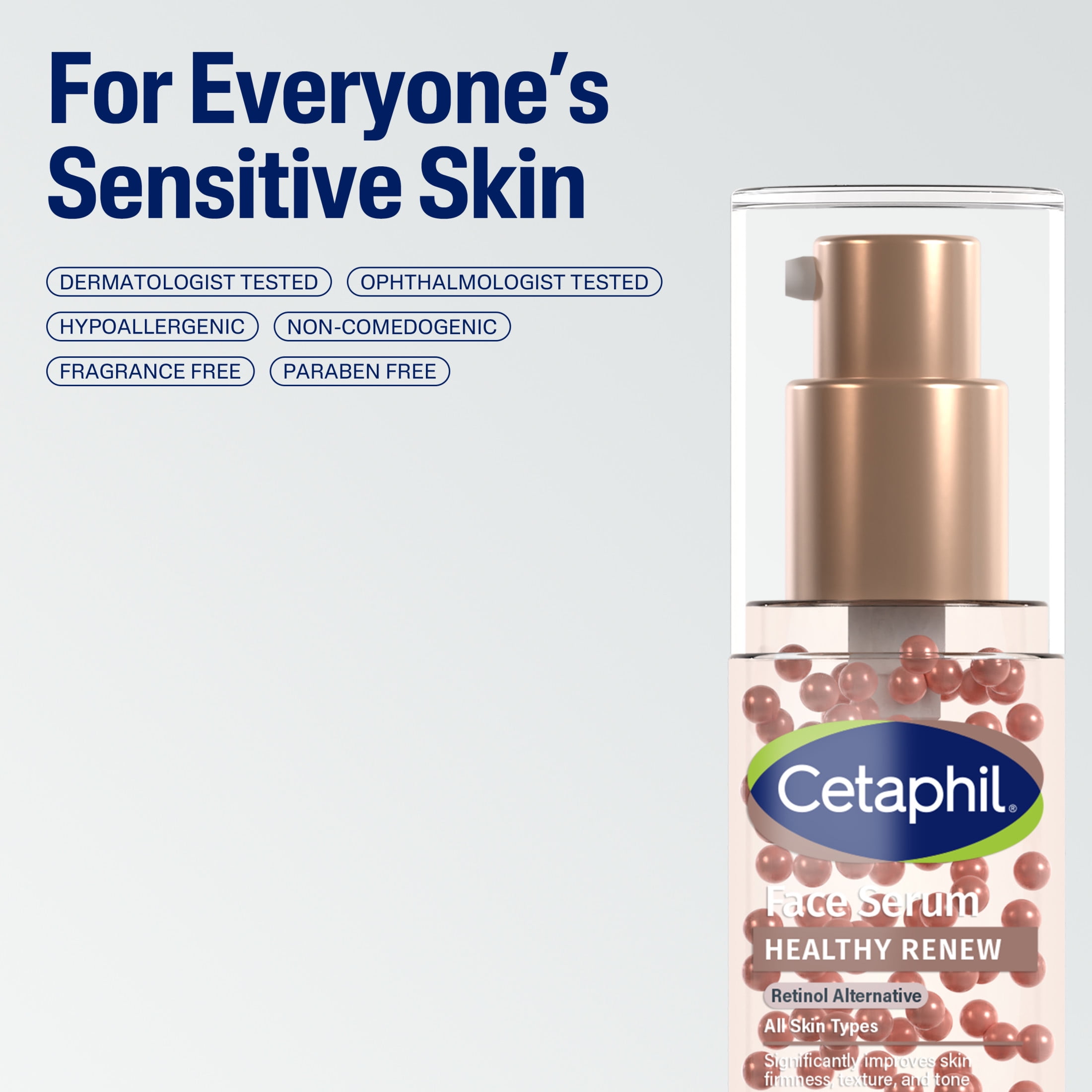 Cetaphil Purified Peptides Healthy Renew Hydrating Face Serum, 1 oz