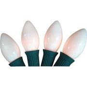 J Hofert C9 White Ceramic 125V Replacement Light Bulb (4-Pack) 1434-08