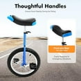thumbnail image 6 of 16 Inch Outdoor Wheel Unicycle, Height Adjustable Unicycle for Adults Balance Exercise Bicycle w/Aluminum Alloy Rim and Pedals, One Wheel Bike for Indoor Sports Exercises, 6 of 7