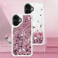 thumbnail image 2 of MYKOMI Bling Glitter Case for Apple 17, Soft TPU Sparkly Flowing Liquid Floating Clear Case for Women Girls Cover for iPhone 17, 2 of 7