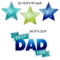 thumbnail image 4 of Best Dad Ever Father's Day Yard Card Decoration Set, 12 Pcs  (19358), 4 of 7