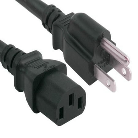 SANOXY Cables and Adapters; (2- PACK) ft NEMA 5-15P Male to C13 Female Universal AC Power Cord 14AWG (IEC320 C13 to NEMA 5-15P)