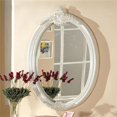 thumbnail image 1 of Benzara BM123238 Alexandra Transitional Mirror, Pearl White, 1 of 1