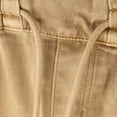 thumbnail image 6 of KIDSCOOL SPACE Big Girls Wide-leg Colored Denim Jeans, 5-14T Loose Elastic Waist with String Ripped Flared Pants,Kahki,10-11 Years, 6 of 8